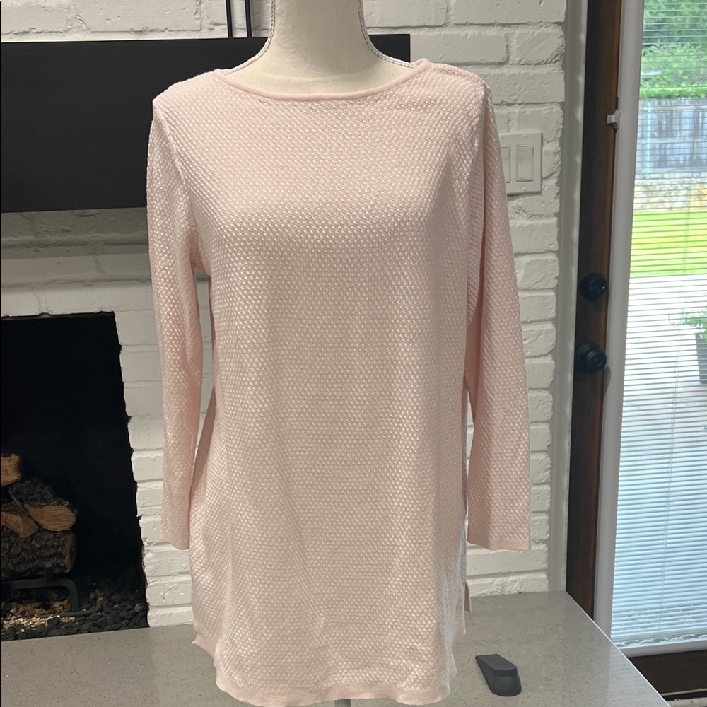 J. Jill Blush Textured Tunic